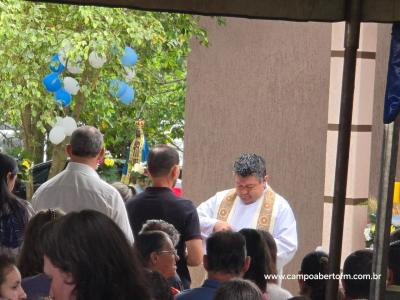 Rio Bonito do IguaÃ§u - Festa N.S. Aparecida atraÃ­ FiÃ©is em Barra Mansa do IguaÃ§u